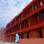 Entrée du campus d'innovation Sèmè-One, là où se trouve l'espace de co-working Incub'IMA