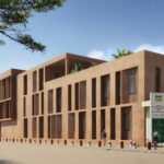 Façade avant du campus d'innovation Seme One